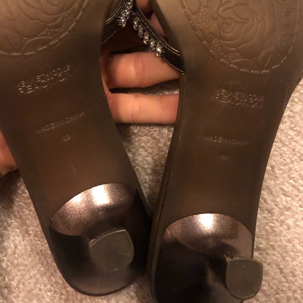 Embellished Kitten Heel Slide View 4